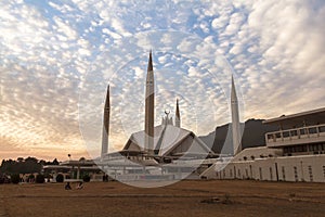 Faisal Mosque in Islamabad, Pakistan photo